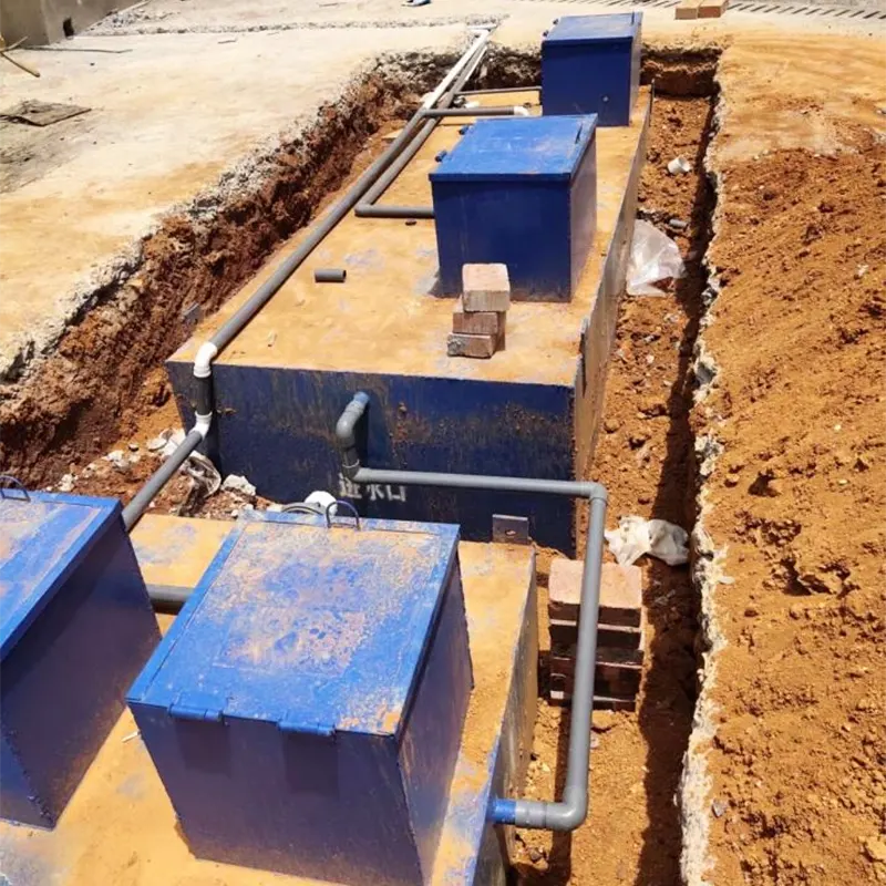 Nedgrävd hushållsavloppsgemenskap medelstor utrustning