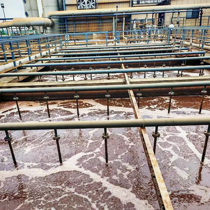 Utrustning för rening av avloppsvatten för färgning och tryckeri